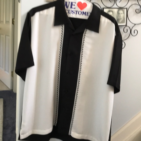 Chandler Waves Bowling Shirt Lnwot 